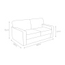 Jay-Be Sofa Beds Jay-Be Linea 3 Seater Sofa Bed