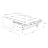 Jay-Be Sofa Beds Jay-Be Linea 3 Seater Sofa Bed