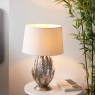 Gallery Delphine Table Lamp - Silver Leaf