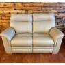 Parker Knoll Hudson 2 Seater Sofa Static - Leather Como Taupe