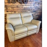 Parker Knoll Parker Knoll Hudson 2 Seater Sofa Static - Leather Como Taupe