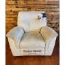 Parker Knoll Hudson Manual Recliner Chair - Fabric Sabrina Beige