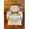 Parker Knoll Parker Knoll Michigan Power Recliner Chair - Leather Como Dove