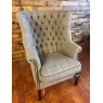 Parker Knoll Tetrad Harris Tweed Mackenzie Wing Chair - Munroe Check