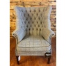 Parker Knoll Tetrad Harris Tweed Mackenzie Wing Chair - Munroe Check