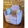 Fama Fama Moon Moon Electric Power Recliner - Kaya FR71 Mauve Fabric