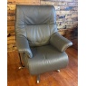 Brenthams Simplicity Himolla Sonata Power Recliner Chair - Longlife Leather Pewter