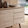 Gallery Gallery Madrid 2 Door 3 Drawer Sideboard Oak