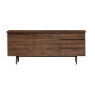 Gallery Gallery Madrid 2 Door 3 Drawer Sideboard Walnut