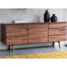 Gallery Gallery Madrid 2 Door 3 Drawer Sideboard Walnut