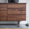 Gallery Gallery Madrid 2 Door 3 Drawer Sideboard Walnut