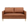 Gallery Osborne 2 Seater Sofa Vintage Brown Leather