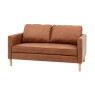 Gallery Gallery Osborne 2 Seater Sofa Vintage Brown Leather