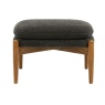 Gallery Datsun Footstool Charcoal Boucle