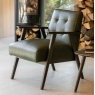 Gallery Gallery Blackhall Armchair Heritage Green Leather