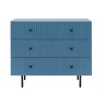 Gallery Gallery Buckhurst 3 Drawer Chest Blue