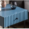 Gallery Gallery Buckhurst 1 Drawer Bedside Blue