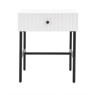 Gallery Gallery Buckhurst 1 Drawer Bedside White