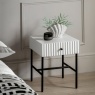 Gallery Buckhurst 1 Drawer Bedside White