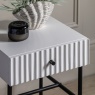 Gallery Gallery Buckhurst 1 Drawer Bedside White