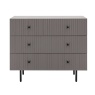 Gallery Gallery Buckhurst 3 Drawer Chest Grey