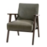 Gallery Gallery Neyland Armchair Heritage Green Leather