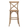 Gallery Cafe Stool Oak Rattan (Set of 2)