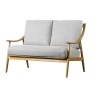 Gallery Gallery Reliant 2 Seater Sofa Dark Natural Linen