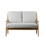 Gallery Gallery Reliant 2 Seater Sofa Dark Natural Linen