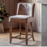 Gallery Gallery Tarnby Bar Stool Brown Leather (Set of 2)