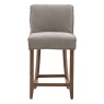 Gallery Tarnby Bar Stool Grey Linen (Set of 2)