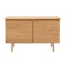 Gallery Madrid 2 Door Sideboard Oak