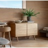 Gallery Gallery Madrid 2 Door Sideboard Oak