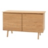 Gallery Gallery Madrid 2 Door Sideboard Oak