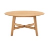 Gallery Madrid Round Coffee Table Oak