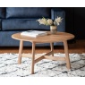 Gallery Gallery Madrid Round Coffee Table Oak