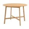 Gallery Gallery Madrid Round Dining Table Oak