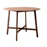 Gallery Gallery Madrid Round Dining Table Walnut