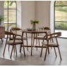 Gallery Gallery Madrid Round Dining Table Walnut