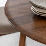 Gallery Gallery Madrid Round Dining Table Walnut