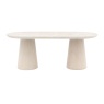 Gallery Pedra Oval Dining Table Travertine