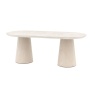 Gallery Gallery Pedra Oval Dining Table Travertine