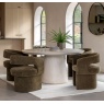 Gallery Gallery Pedra Round Dining Table Travertine